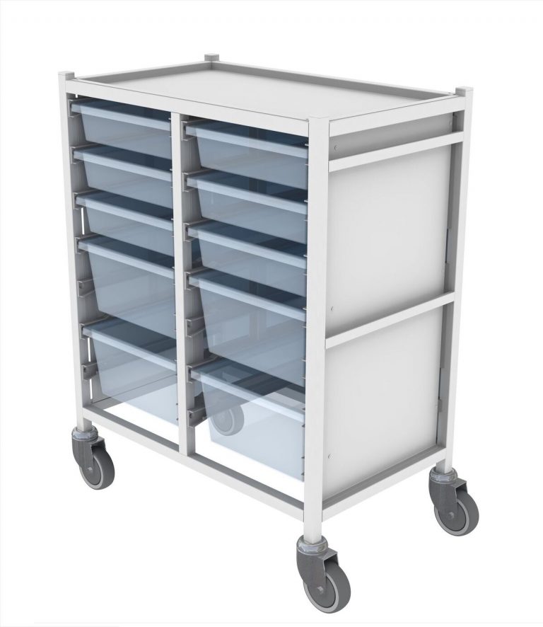 Double Trolley, Enclosed Sides MST014 Shuttleworth Medical
