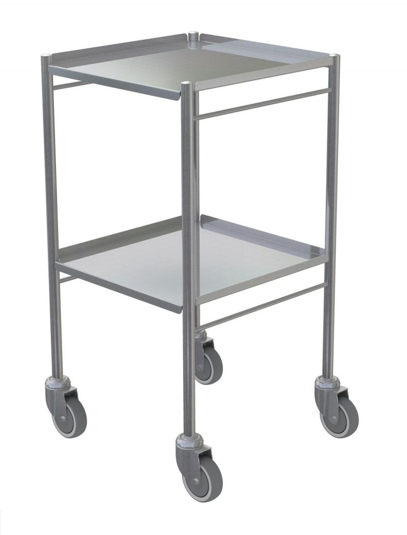 Edged-up Removable Shelves – Small Trolley DRT001 | Shuttleworth Medical